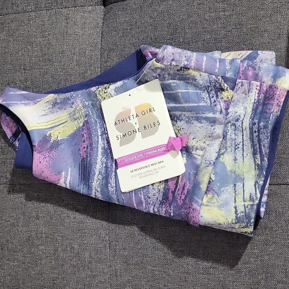New Athleta Girl x Simon Bill's Sports Bra
